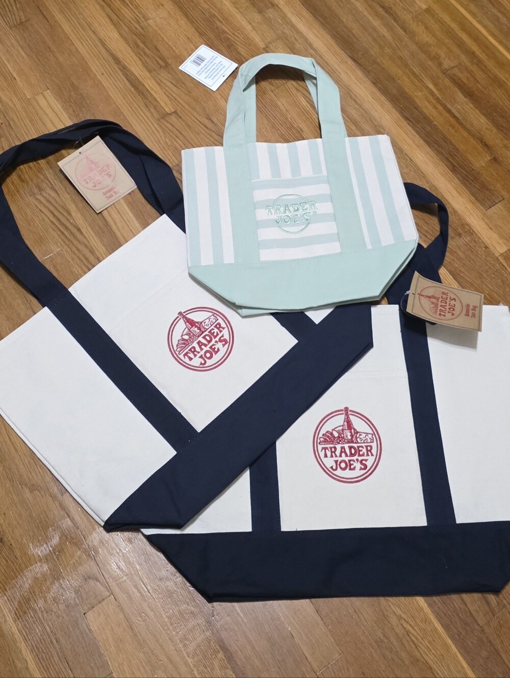 3 Trade Joes Tote Bag